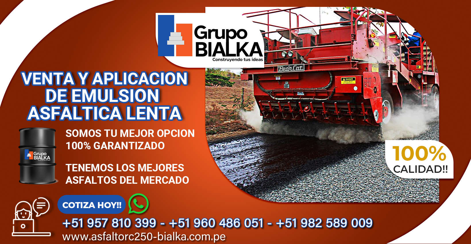 emulsion asfaltica de rotura lenta